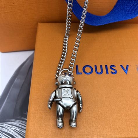 louis vuitton astronaut necklace|louis vuitton pendants for women.